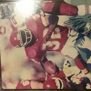 Marcus Allen autographed  frame